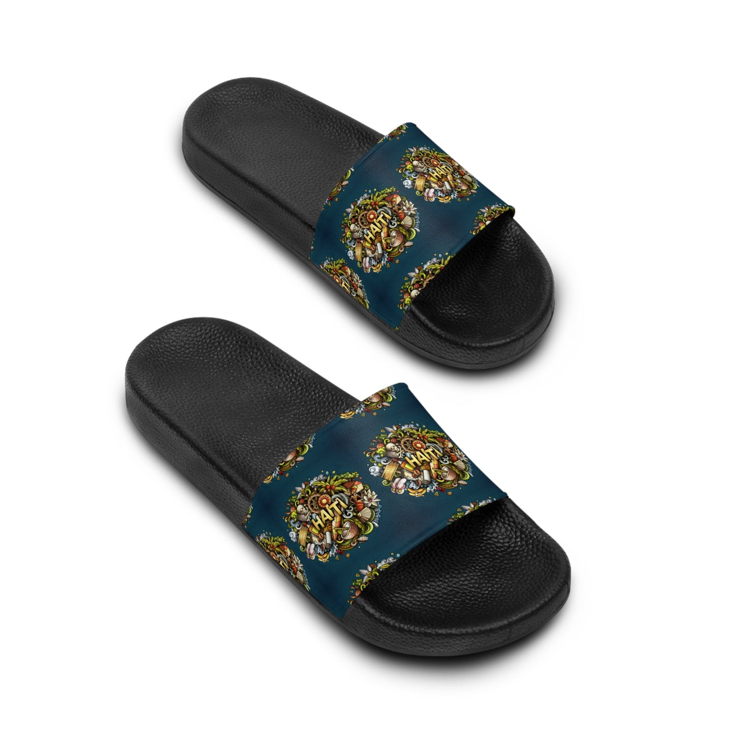 Slide Sandals - Haiti Design