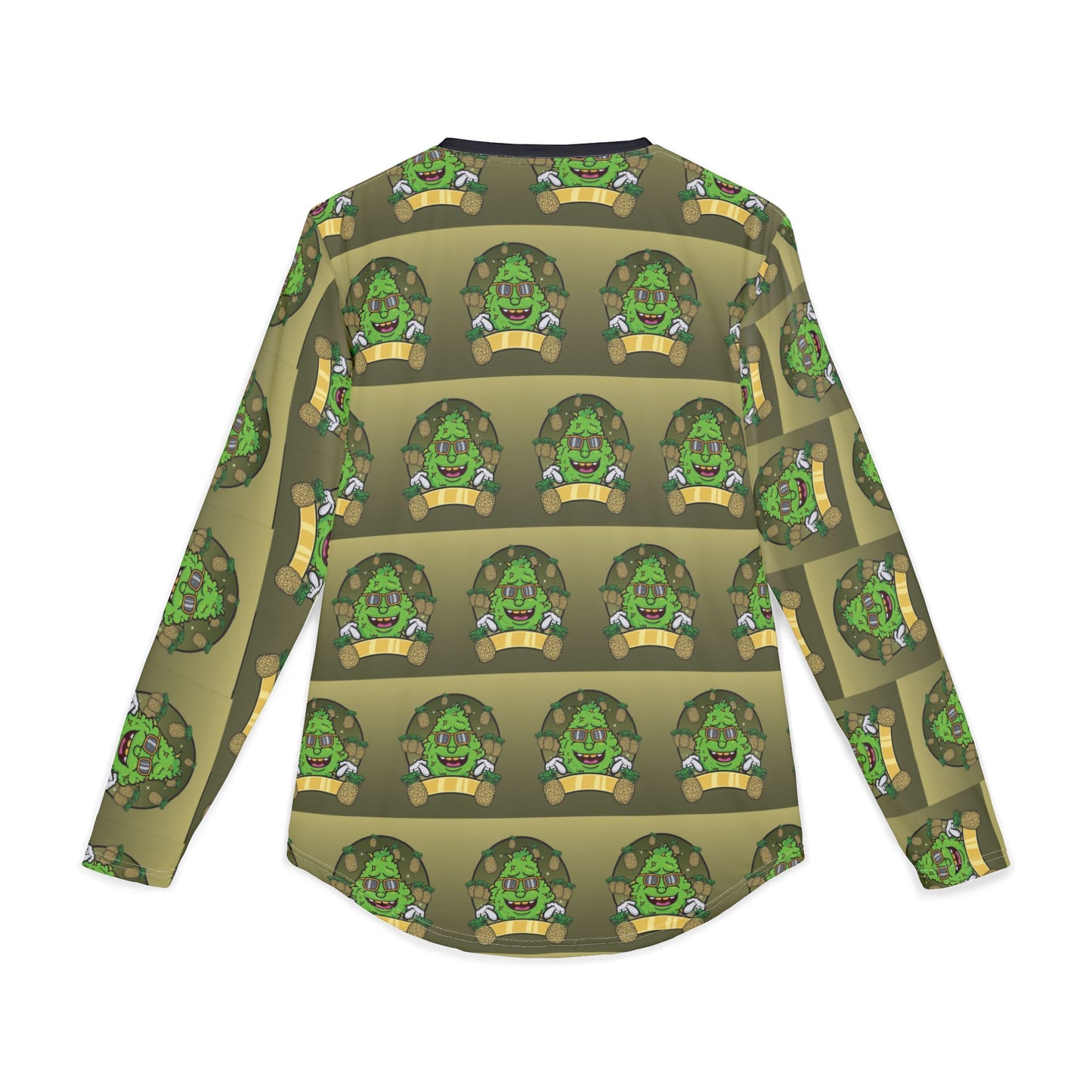 Long Sleeve Shirt - Wake N Bake EyeCatching Design for Men