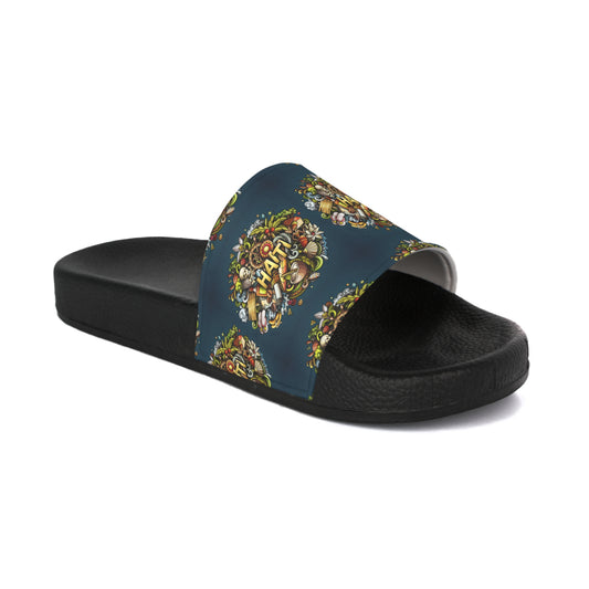 Slide Sandals - Haiti Design